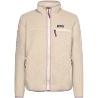 Patagonia - Fleecejacke mit Reißverschluss Polartec - W's Retro Pile Jkt Dark Natural für Damen - Größe L - Beige