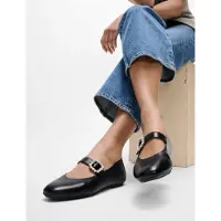 FitFlop Delicato Crystal Buckle Leather Mary Janes
