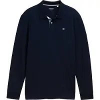 Tom Tailor Poloshirt Langarmshirt mit Polokragen
