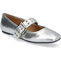 Bianco Mary Jane Schuhe in Silver | Gr.: 40