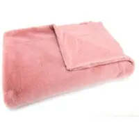 Amadeus Plaid Luxe rosa 130x170 - Rechteck Polyester 130x1 cm