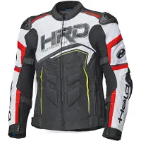 Held Safer SRX Motorrad Textiljacke, schwarz/rot/weiß, 3XL