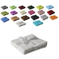EXKLUSIV HEIMTEXTIL Seiftuch 4er Set 30 x 30 cm Weiss