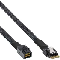 InLine Sff-8654/sff-8643 Sas-kabel Silber Silber One Size