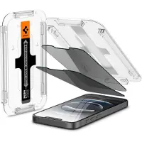 Spigen GLAStR Privacy EZ Fit Displayschutzfolie + Applicator - 2er-Pack für das Apple iPhone 13 / 13 Pro