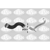 SASIC 3334049 Turbo Ladeluftschlauch für RENAULT MEGANE III Grandtour (KZ0/1) Scénic III (JZ0/1) GRAND SCÉNIC III (JZ0/1) Megane III Schrägheck