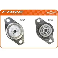 FARE Motorlager Gummimetalllager Hinten für FIAT Seicento / 600 Schrägheck (187) 10504