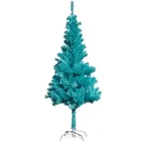 Linder Exclusiv GmbH Künstlicher Weihnachtsbaum türkis inkl. Ständer Tannenbaum Christbaum 180cm