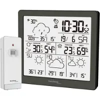 Technoline WD2200 Wetterstation WLAN mit App, 4-Tage-Profi-Wettervorhersage, kabellos, LCD-Display
