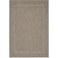 KADIMA DESIGN Terrassenteppich Unifarben Robust Waschbar Strapazierfähig | Läufer Braun 80x250 cm Terrasse Garten Schadstoff | ALSTER –