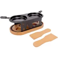 Cosy & Trendy Ovales Raclette Für 2 Personen Inkl. Spateln 22,5 Cm