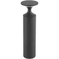 LUCANDE LED-Wegeleuchte Navor, Höhe 50 cm, schwarz, IP65 Navor, schwarz, Aluminium, Modern