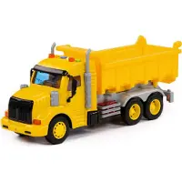 Polesie Muldenkipper Kinder Spielzeug LKW PROFI gelb Schwungrad Fahrzeug mit Licht Sound
