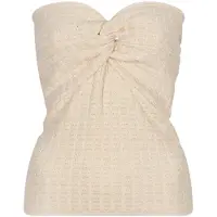 Studio Amaya Damen Tops & T-Shirts Kiek Top - Creme - Größe S