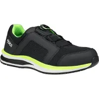 Jalas Halbschuhe Tempus 5668, S1P SRC M I C, schwarz/grün/weiß, Gr.48