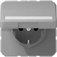 JUNG Steckdose 1f gr glz CD UP Klappd IP20 CD1520BFNAKLGR
