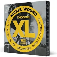 D'addario And Co EXL125-3D 9-46 3er-Pack