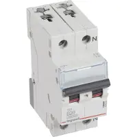Legrand 404099 TX3 Leitungsschutzschalter B-Charakteristik, 20A,1-polig+N,10kA,230VAC,2TE
