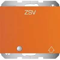 Berker Steckdose Schuko m. Klappdeckel,erhöhtem Berührungsschutz u. LED,K.x,orange gl.