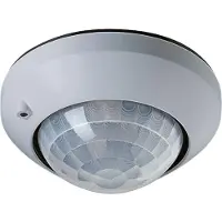JUNG 3361AL KNX Präsenzmelder/Deckenwächter, Standard, 3,00 m, Thermoplast lackiert, Aluminium 3361 AL