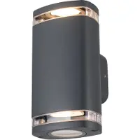 Kanlux S.A. ZEVI W EL 2GU10G Wandleuchte grau 38887