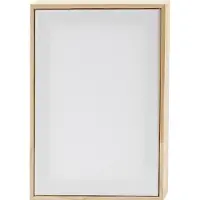 Creativ Company – Gespannte Leinwand mit Rahmen – 15,8x23,8 cm – 280 g – Weiß