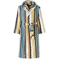Missoni Bademantel Best Hooded Unisex Black Multicolor-S