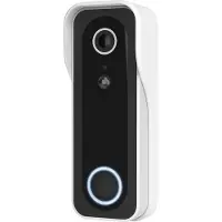 Trust DOORCAM-3000, Schwarz, Weiß, 2,4 GHz, Android, iOS, 3 MP, MicroSD (TransFlash), 256 GB