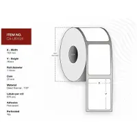 Capture Label 102x76, Core 25