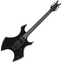 Gear4Music Harlem X E-Gitarre von Schwarz