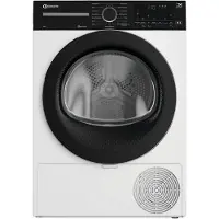 Bauknecht BD 8C WBS, Freistehend, Frontlader, Wärmepumpe, Schwarz, Weiß, Tasten, Rechts