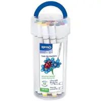 Spree TWIN MARKER 12 colors. Brush/fine tip