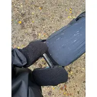 KongWalther KONG.WALTHER Østerbro Teddy Kinderwagen-Fäustlinge, Black