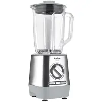 Amica Mixer BTM5012 800W HotSafe+ Glasbehälter Ultra6-Klingen Eiszerkleinerung Smoothie-Modus