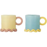 Bloomingville - Polly Becher, 350 ml, multi (2er-Set)