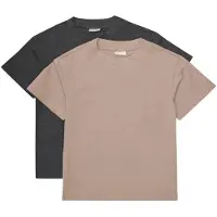 Minymo T-shirts - 2er-Pack - Fossil - - 6 Jahre (116) - T-Shirts
