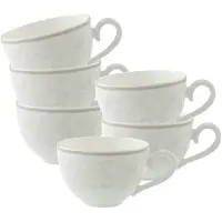 Villeroy & Boch Multipack Gray Pearl Kaffee-/Teeobertasse - 6 Stück