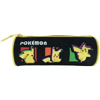 Nintendo Pokemon Federmäppchen rundes Mäppchen mit Reißverschluss