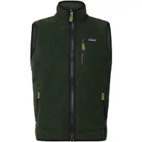 Patagonia - Polaire sans manches en Polartec - M's Retro Pile Vest Old Growth Green für Herren - Größe S - Khaki