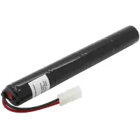 AccuCell Notleuchtenakku NiMH 4,8V 4000mAh L1x4 Baby C mit 80mm Kabel und Stecker passend für SEC AKU0038
