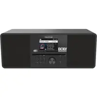 Telestar BOBs Rock Radio 2.0 black Stereo DAB+ UKW Internetradio mit CD Player Digitalradio