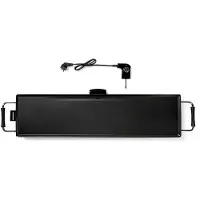 Melissa 16300030 - Teppanyaki Tischgrill - 90 x 23 cm Grillfläche - 5 Heizstufen