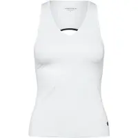 Björn Borg Tennisshirt Damen Ace V-Ausschnitt Tanktop Brilliant White-S