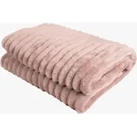 KMCarpets Stripe Decke 130x170, Rosa