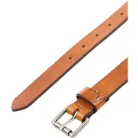 Camel active Ledergürtel mit glatter Oberfläche in Mandel | Gr.: 105