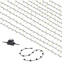 Heitronic LED Lichterkette Vorhangsystem-Set 110cm IP44 18,43W warmweiß 240 LEDs