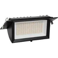 LEDKIA LED Downlight Schwenkbar Rechteckig Schwarz 3000K Warmweiß 60 W