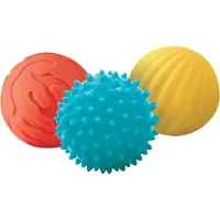 Ludi Sensorikbälle - 3er-Pack - Rot/Gelb/Blau - - One Size - Bälle