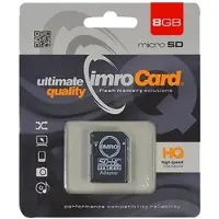 IMRO 10/8G ADP, 8 GB, MicroSDHC, Klasse 10, 82 MB/s, 21 MB/s, Schockresistent