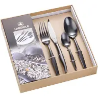 Laguiole Schwarze Besteck 16 Teile